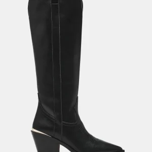 SPIRAL STIVALE NERO PELLE