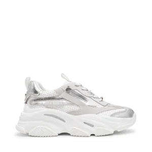 Posses-perf Sneaker Bianco Argento