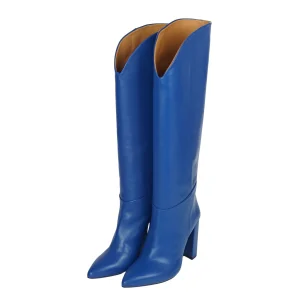 Stivale lonigro nappa blu