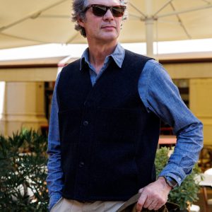 FILSON - Mackinaw Wool Vest FMGIL0059 - Dark Navy