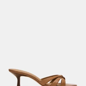 Cary Sandalo Camel Pelle