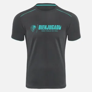 T-shirt Bicolor Paquito - Anthracite/Light Jade