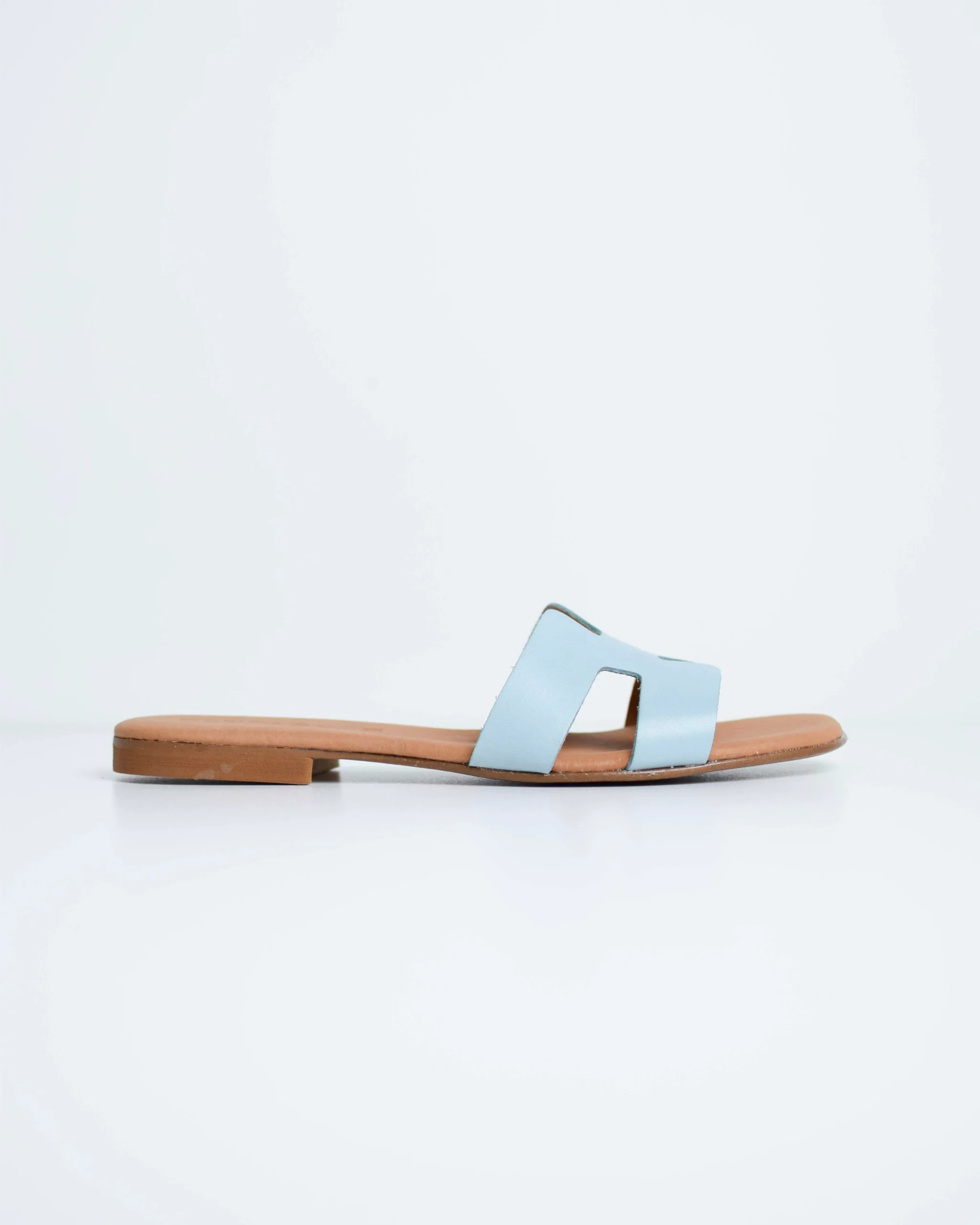 Ciabattine H in pelle