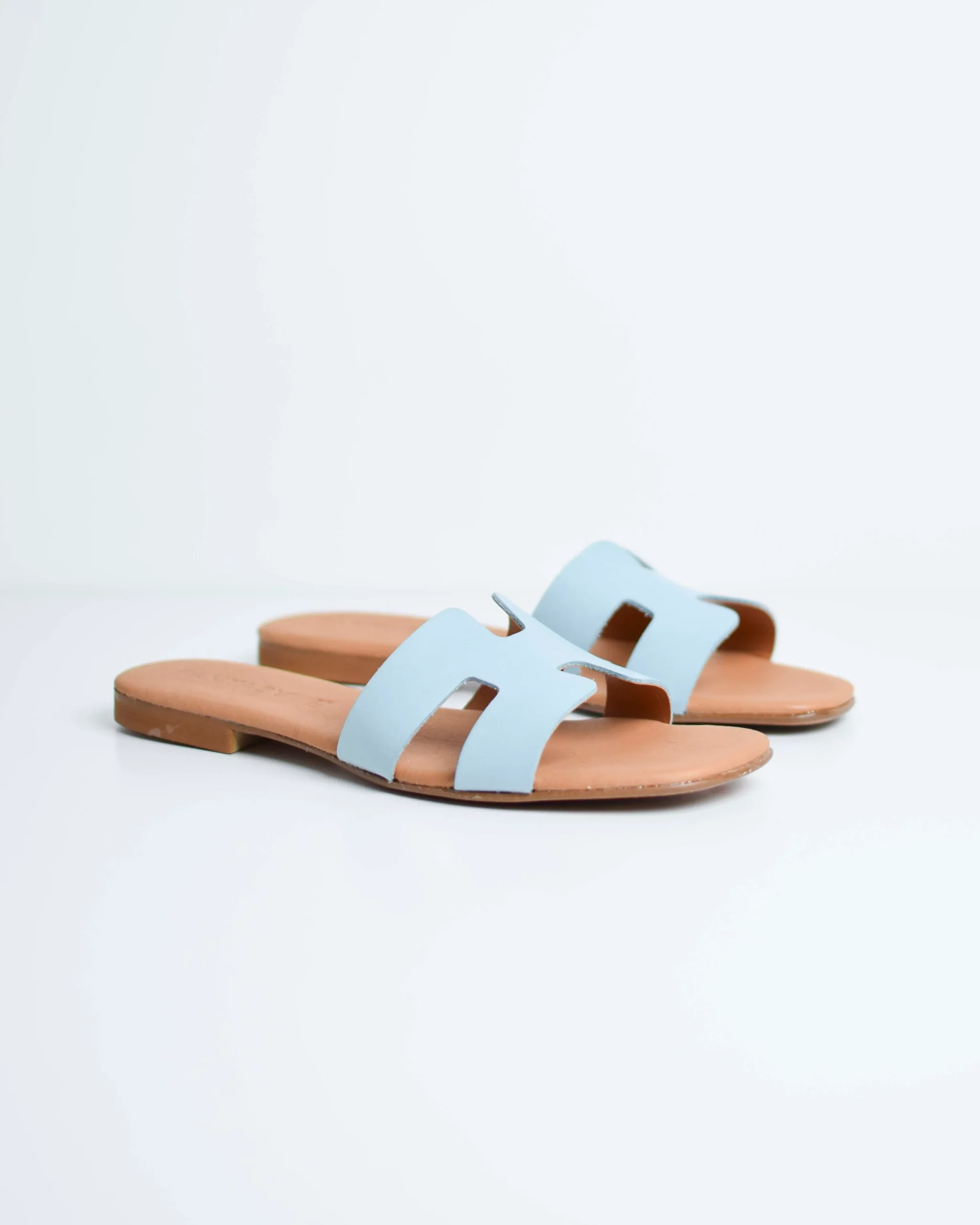 Ciabattine H in pelle - immagine 3