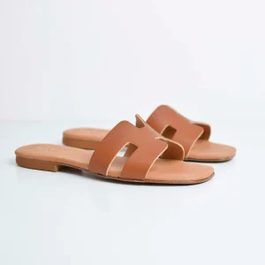 Ciabattine H in pelle