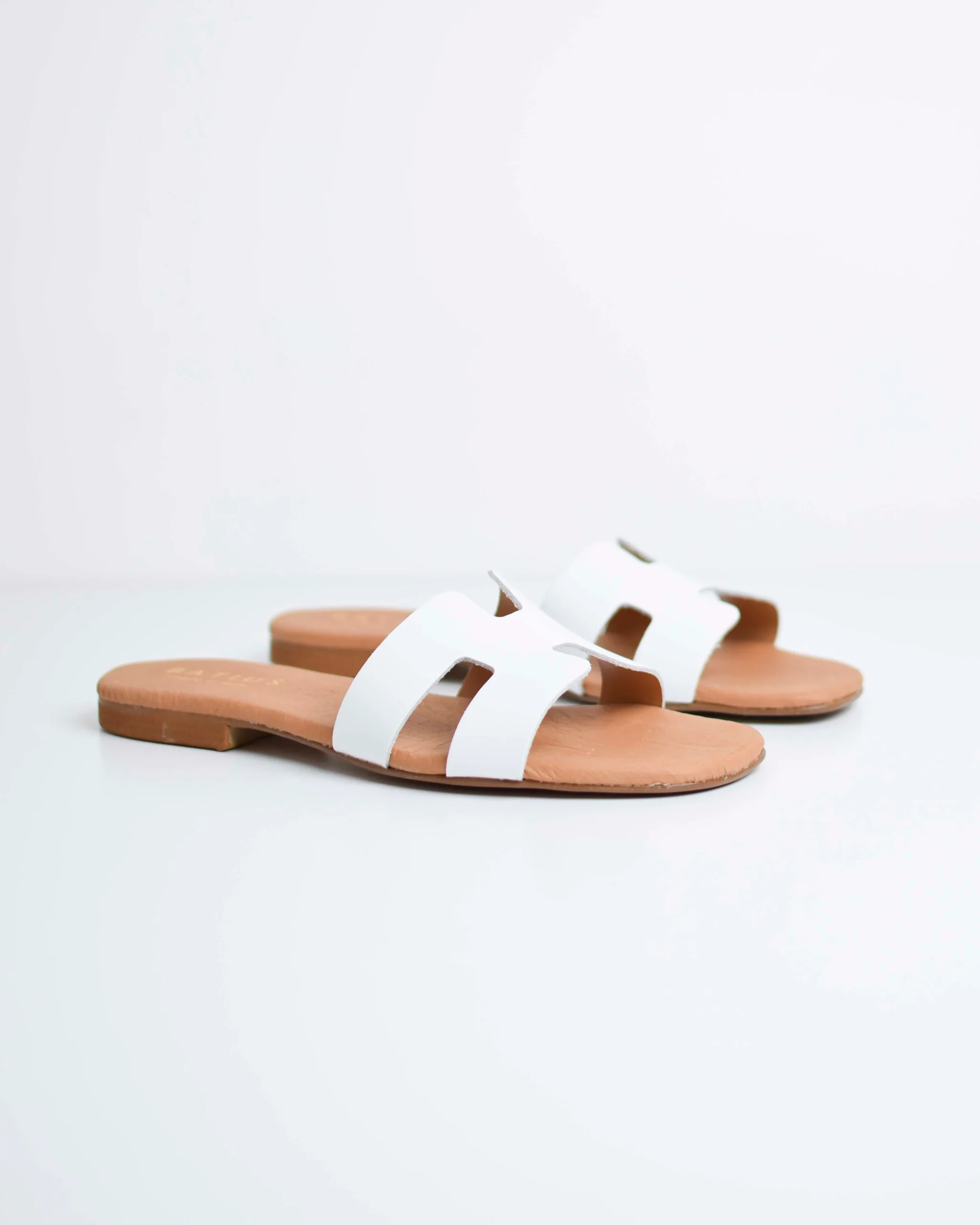 Ciabattine H in pelle