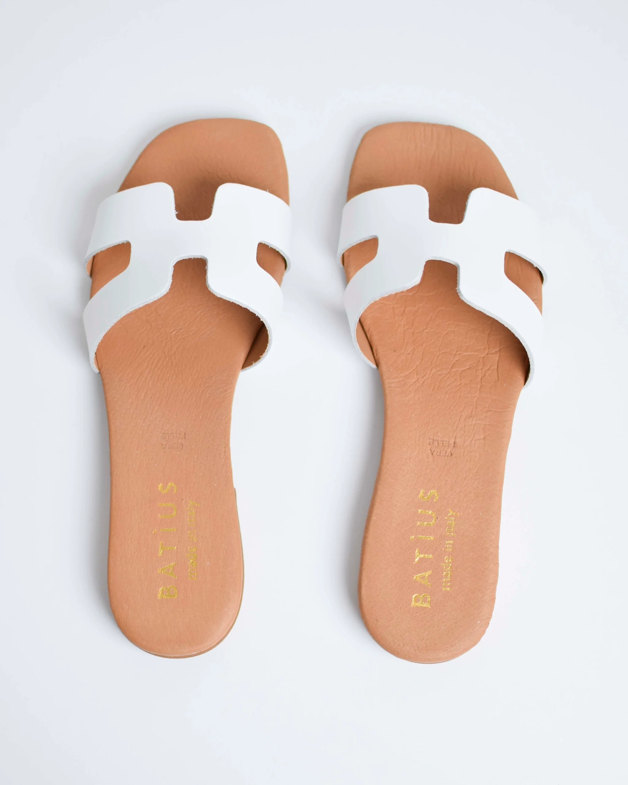 Ciabattine H in pelle - immagine 4