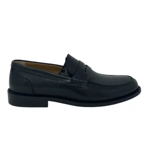 Mocassino uomo crust nero -U90615