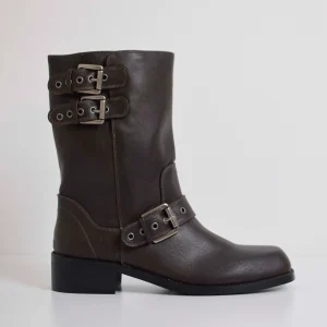 Biker Basso Con Fibbie