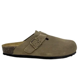 Ciabatta uomo chiusa camoscio - VH32950C