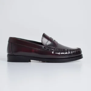 Mocassino in pelle spazzolata