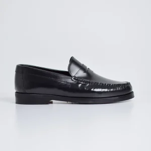 Mocassino in pelle spazzolata