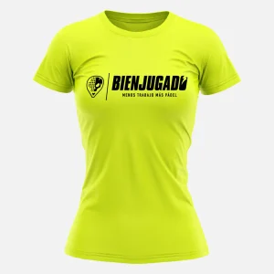 T-Shirt Donna Quick Dry - Giallo Fluo