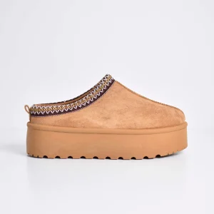 Sabot Platform Con Pelliccia