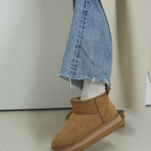 Stivaletti Platform Con Pelliccia