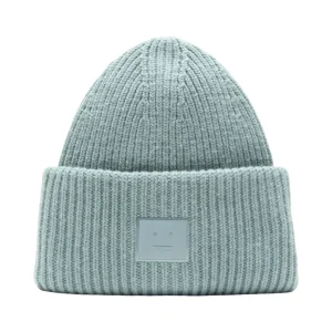 ACNE STUDIOS PANSY FACE YAK AZZURRO