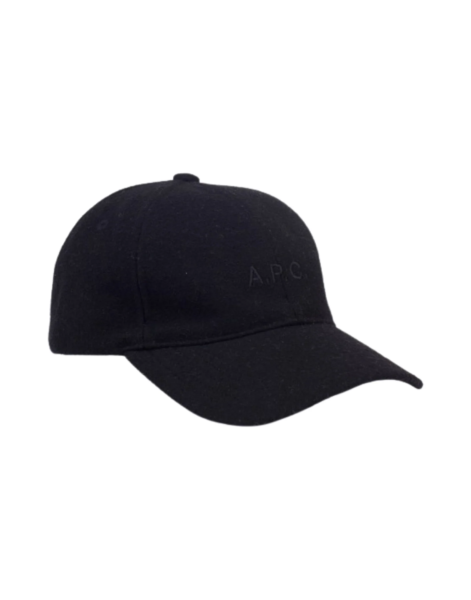 A.P.C. CAPPELLO FRONTINO NERO