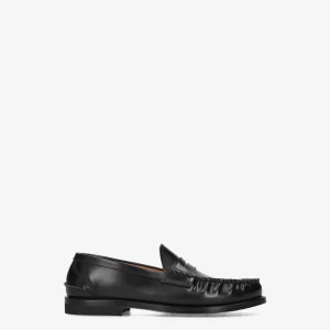 Leather loafers