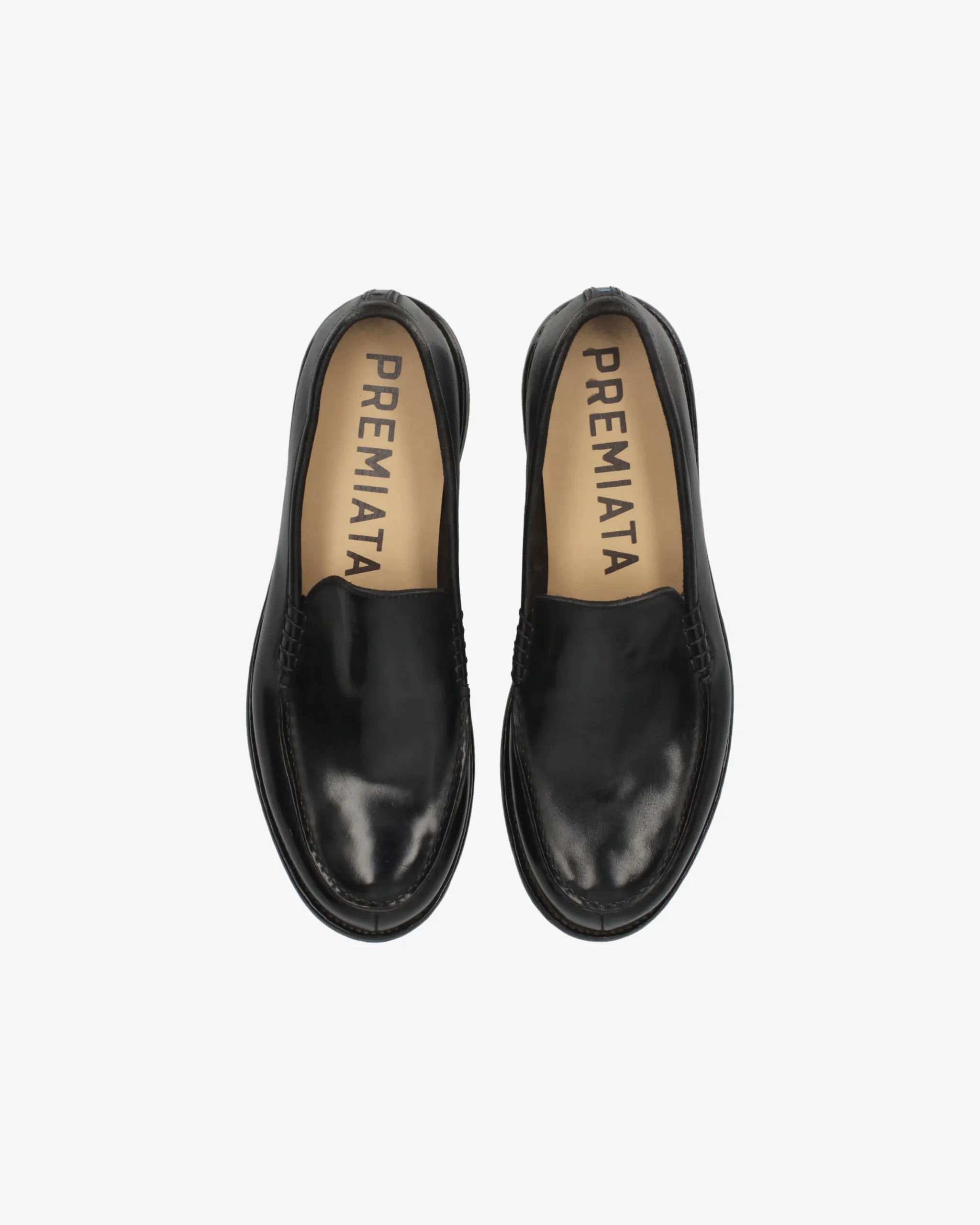 Black Horse Leather Loafer with Leather Sole - immagine 7