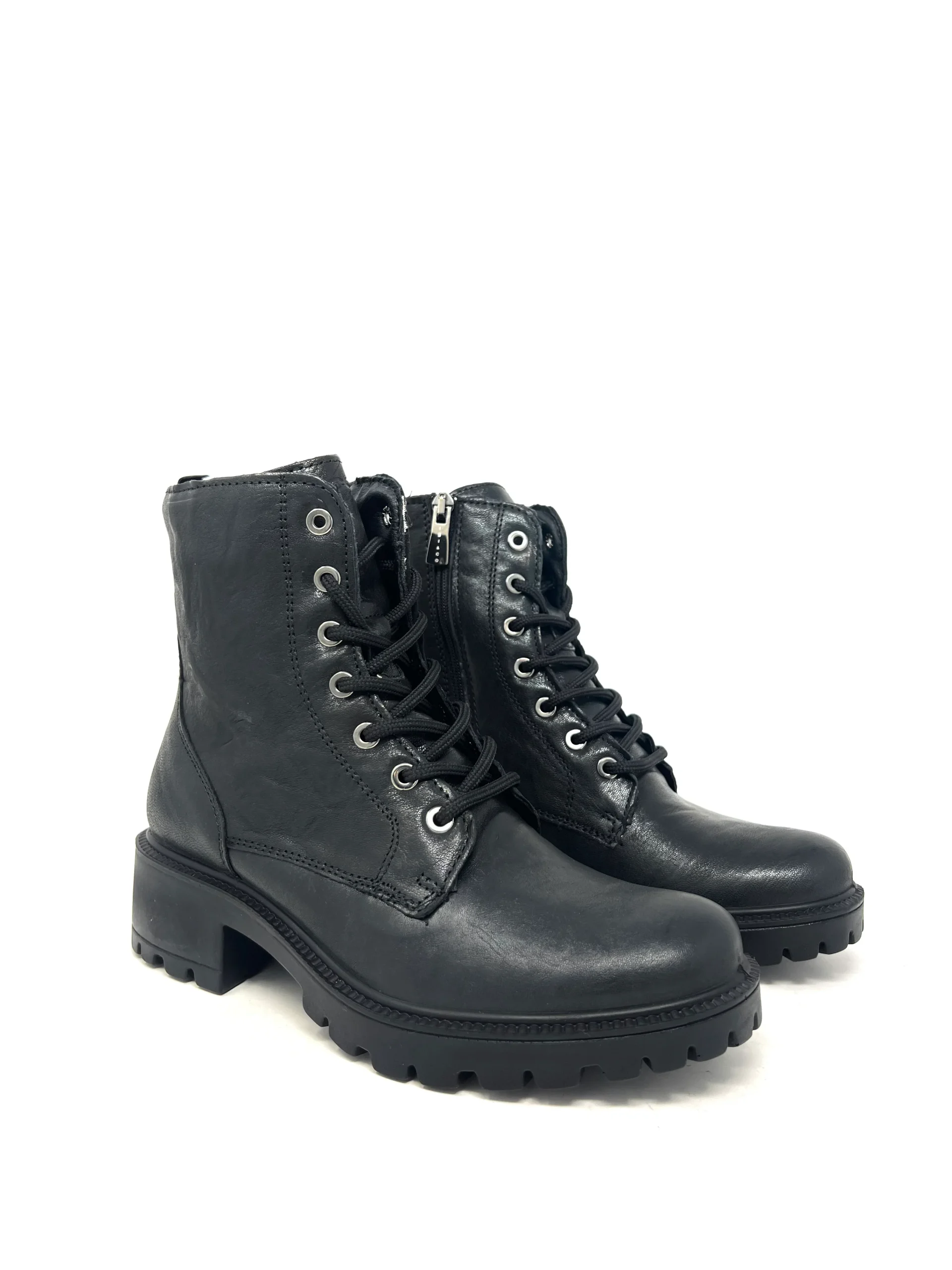 Anfibio in pelle nero -6662800 - immagine 3