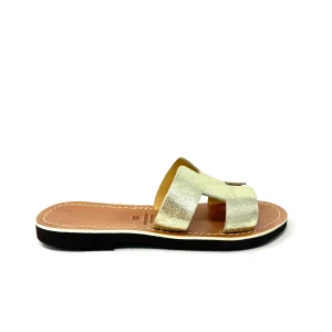 Ciabattina ad h laminato oro -3181PL