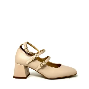 Mary jane in pelle nude -LF4427N