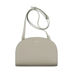 A.P.C. BORSA CLUTCH MEZZALUNA TAUPE