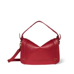 JEROME DREYFUSS - Borsa A Tracolla e a Mano - Pepito M - Rosso Ruby