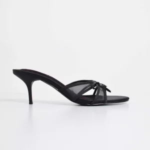 Sandalo Con Tacco E Fiocchetto