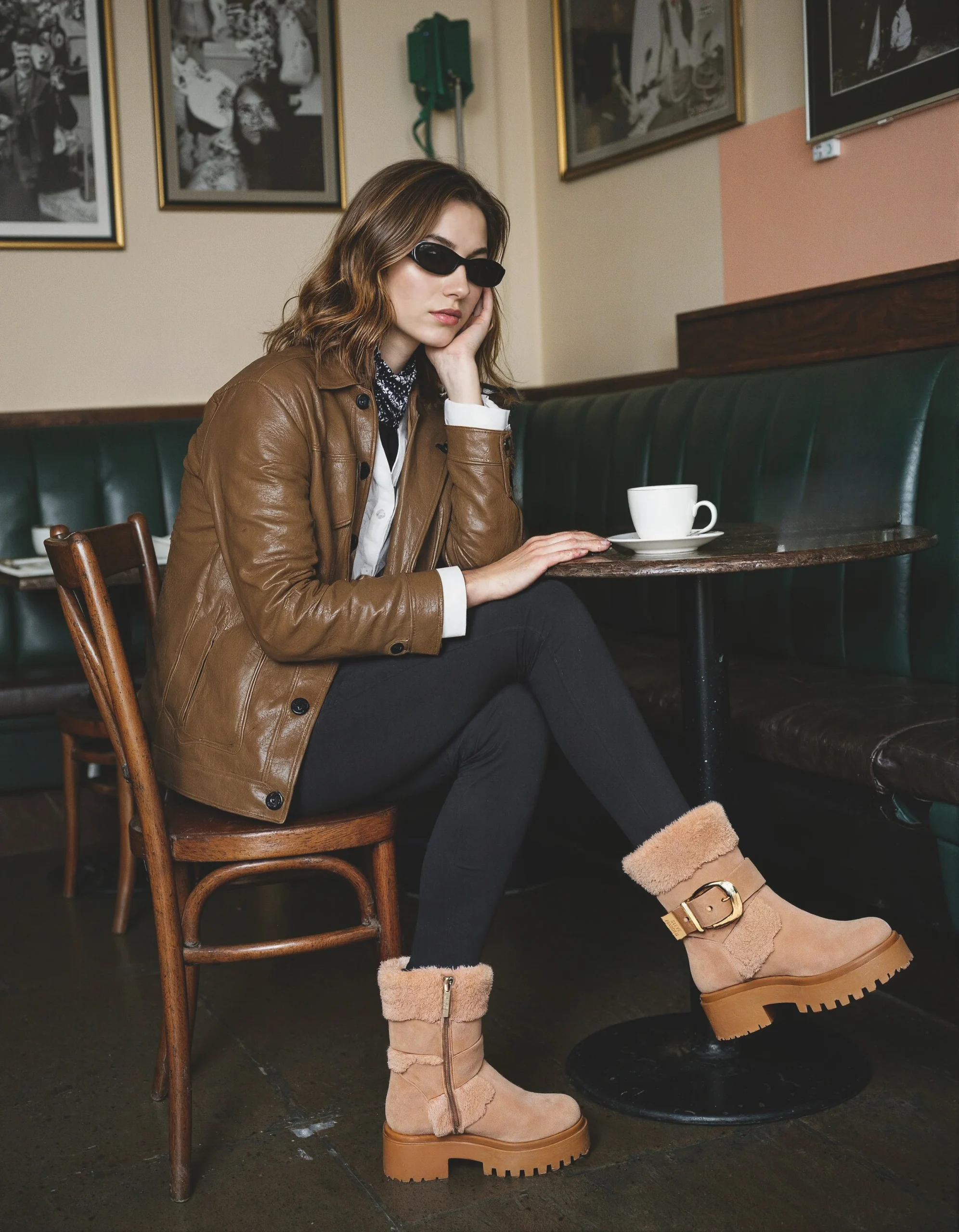 LODGE STIVALE TAN SUEDE - immagine 7