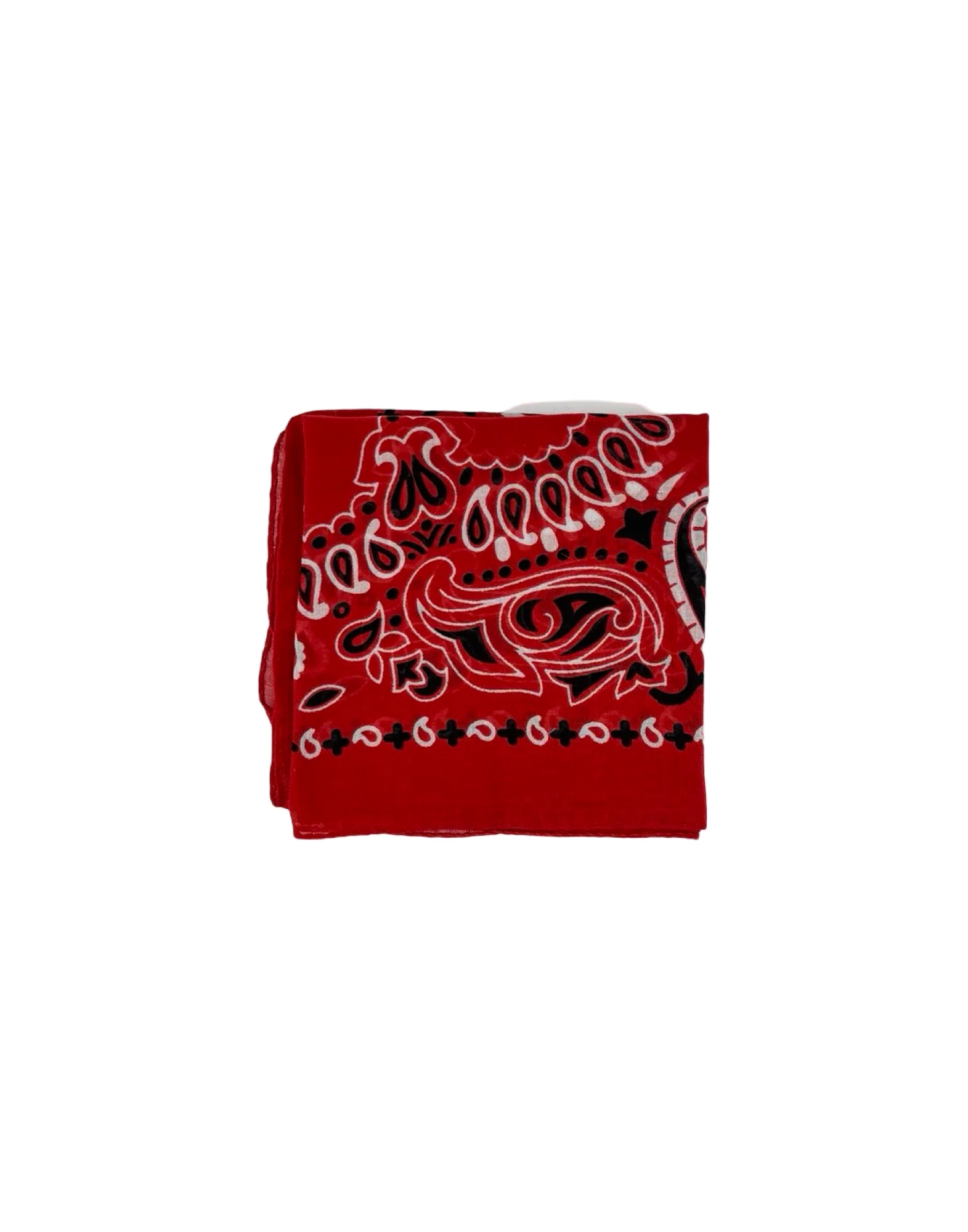 DESTIN BANDANA 59 X 59 CM COTONE ROSSA - immagine 2