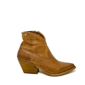 Texano basso vitello cuoio vintage -LOC110S