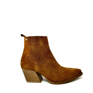 Texano elastici laterali camoscio bruciato -GS344BR