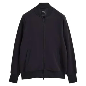 Y-3 FELPA ZIP TRACK NERA