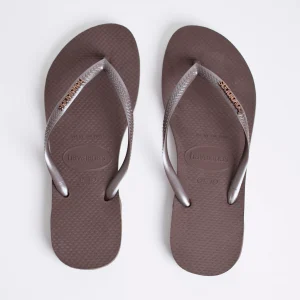Havaianas Slim Logo Metallic