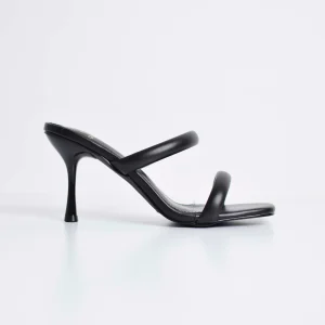 Sandalo Tacco Con Fasce