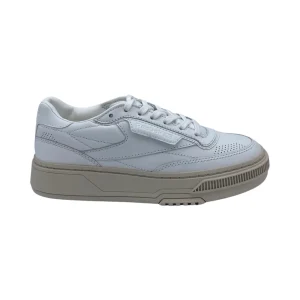 REEBOK CLUB C LTD WHITE LTHR DONNA