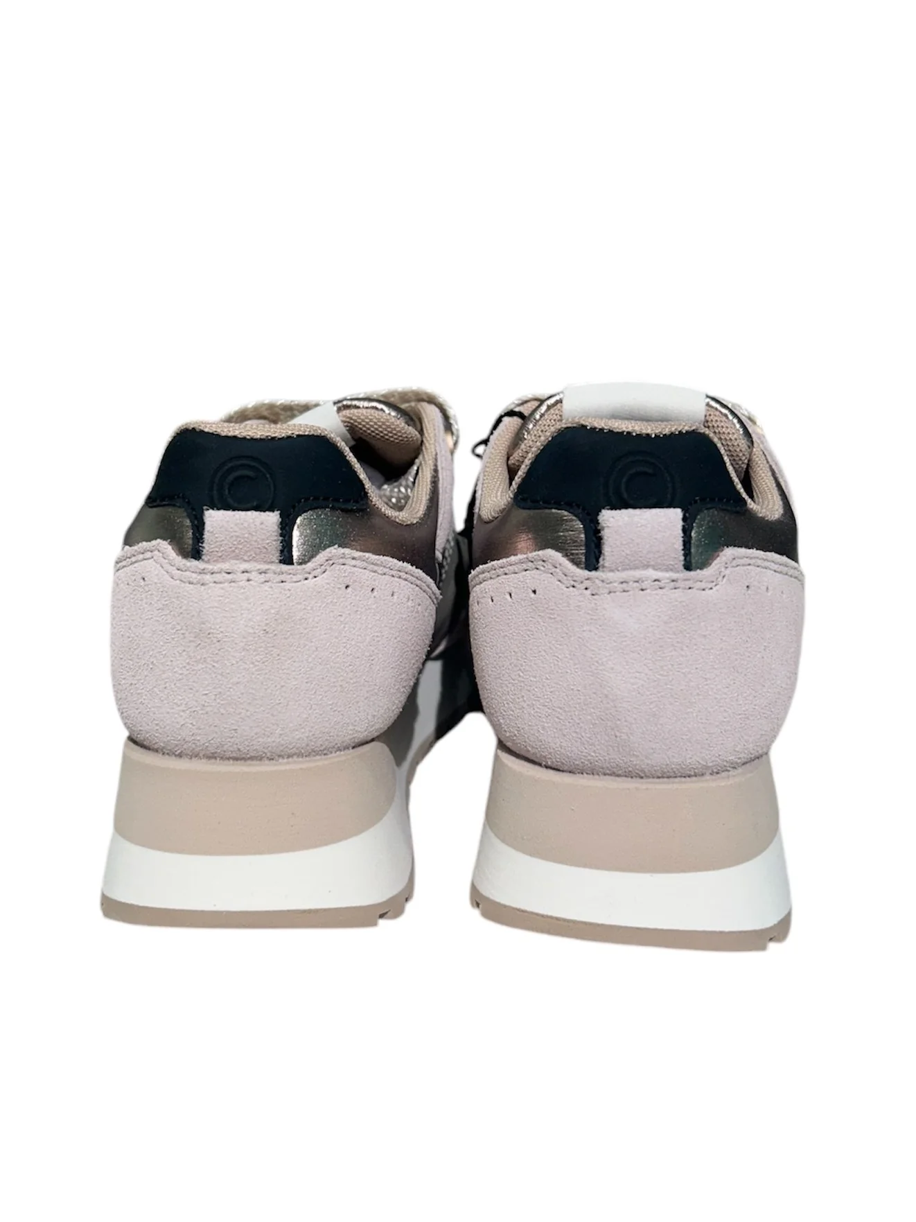 Sneaker beige in pelle scamosciata Colmar -TRAV085 - immagine 4
