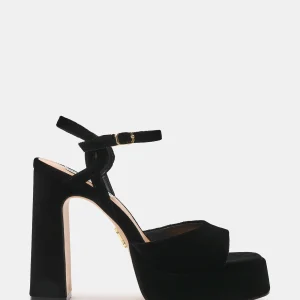 MILIANA SANDALO NERO VELLUTO