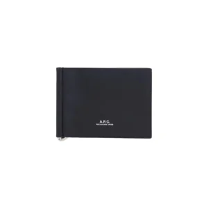 A.P.C. PORTACARTE PELLE NERO