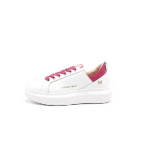 Sneaker Alessia Bianco/Fuxia