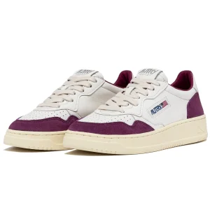 AUTRY - AULW GS39 - Sneakers - LOW WOM GOAT - Bianco Scarlatto