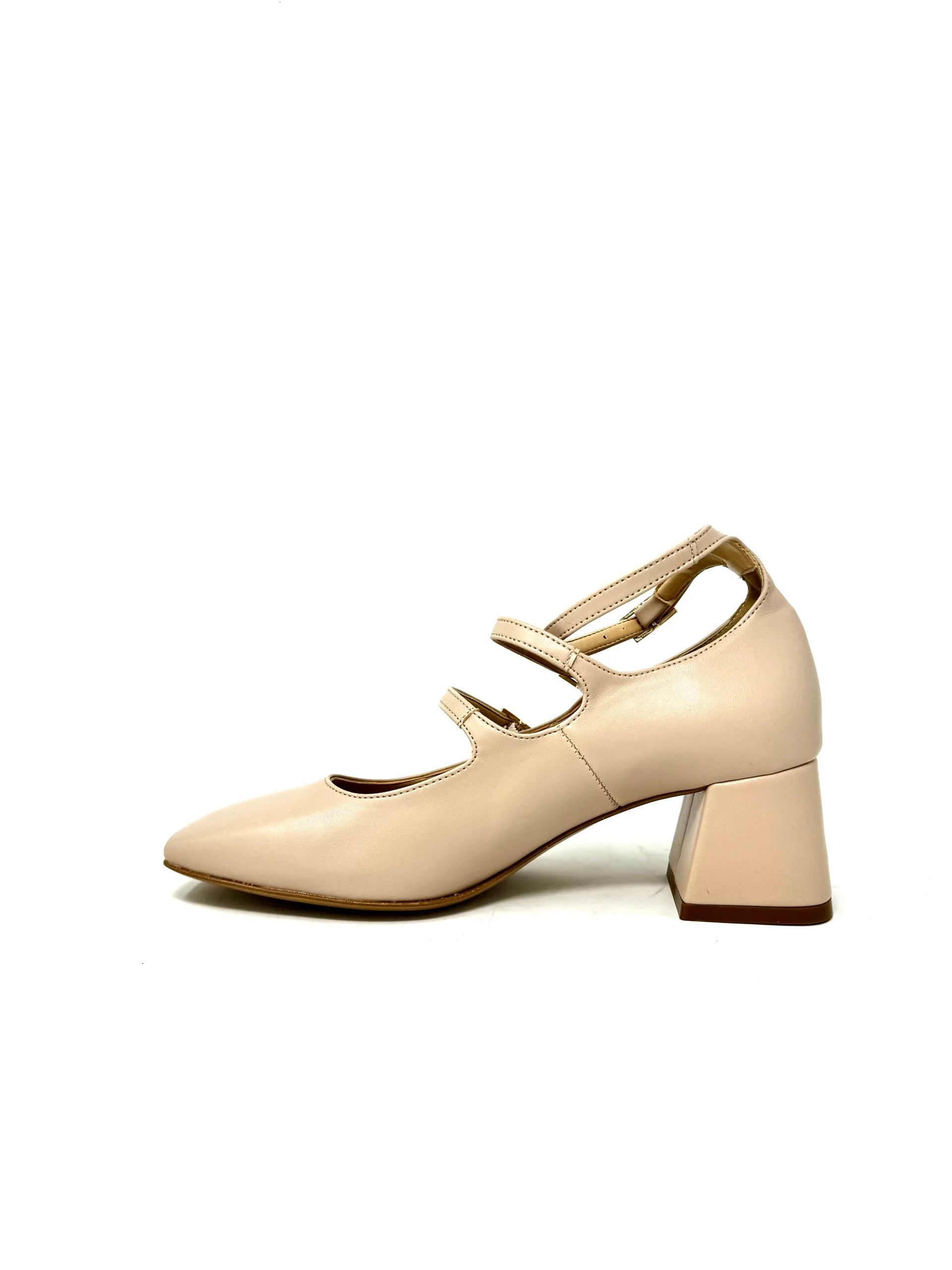 Mary jane in pelle nude -LF4427N - immagine 4