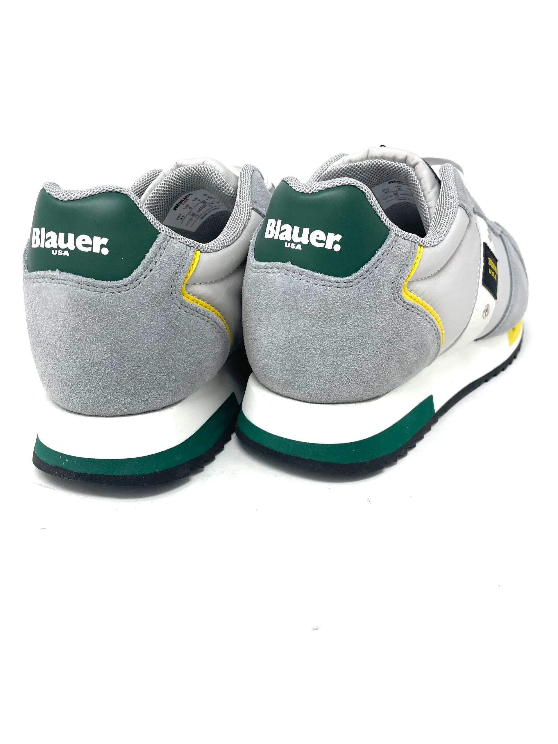 Sneaker Blauer uomo verde/giallo - QUEEMES - immagine 5