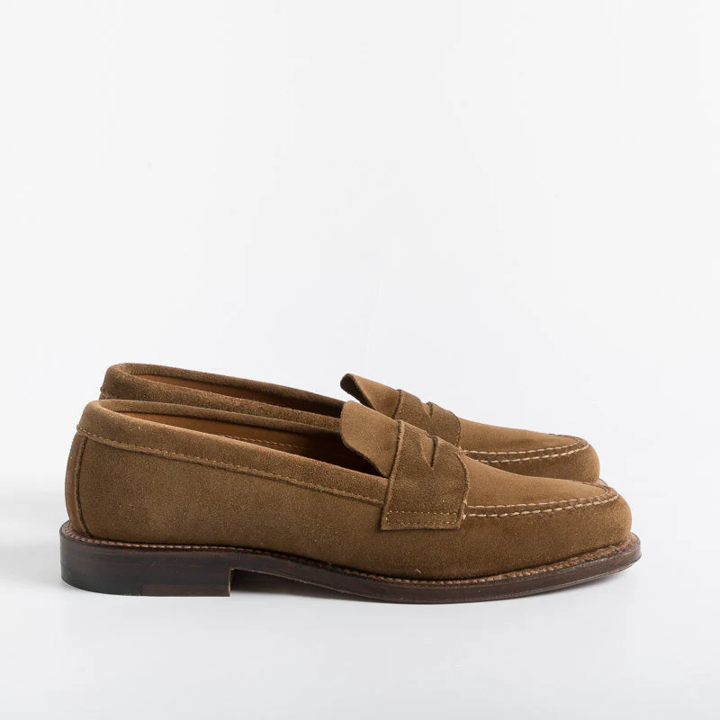 ALDEN - 6243F - Mocassino sfoderato - Camoscio snuff - immagine 4