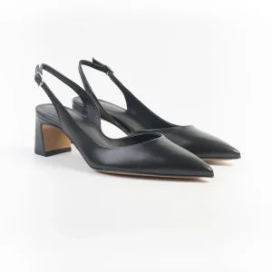 GUGLIELMO ROTTA - Sling Back  - Alvin - Nappa Nero