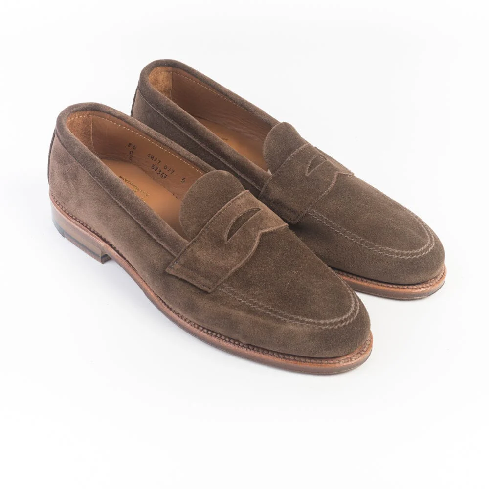 ALDEN - 5736F - Mocassino Sfoderato - Suede Hummus - immagine 2