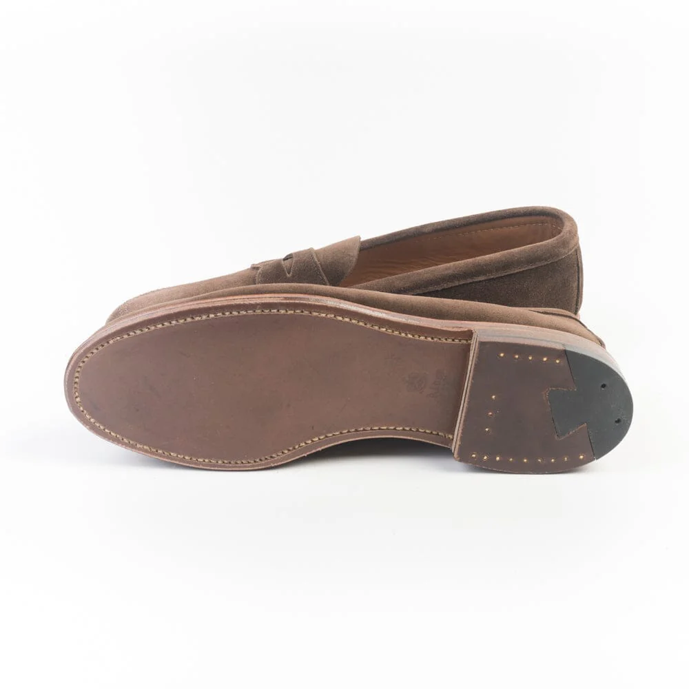 ALDEN - 5736F - Mocassino Sfoderato - Suede Hummus - immagine 7