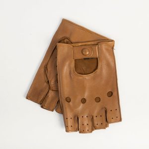 Cappellettoshop - Guanti senza dita - Cuoio