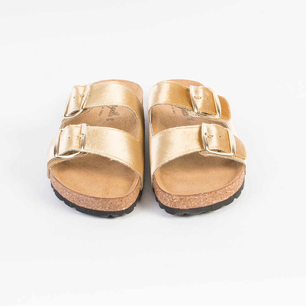 ARGILLA - Sandali Bassi - OSAKA - Velluto Gold - immagine 3